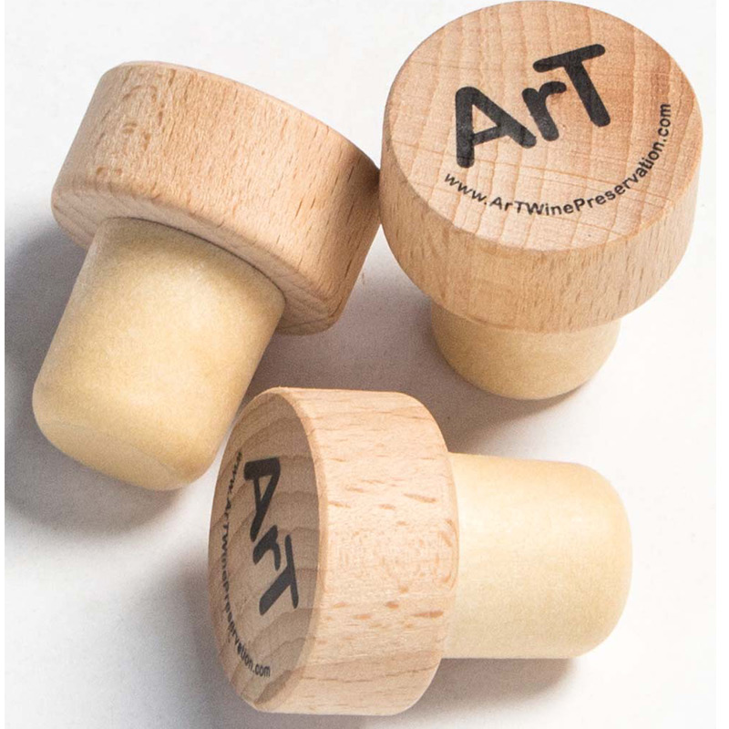 Κλείσιμο ξύλου από φελλό φιάλης οίνου 2