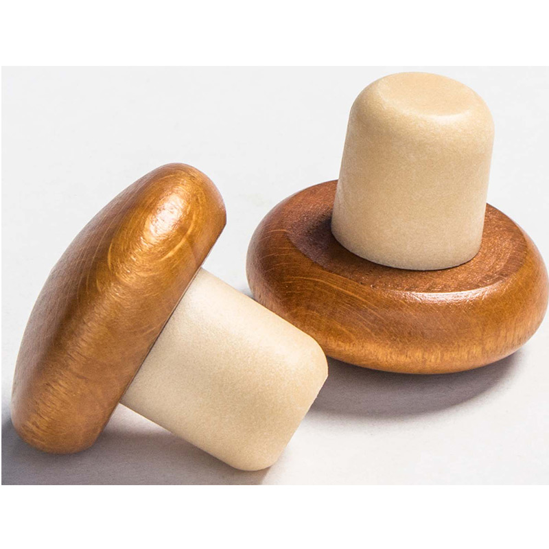 πώμα ξύλου από φελλό για φιάλες κρασιού 3