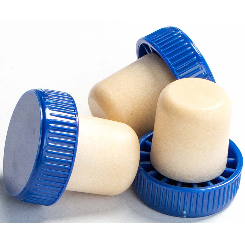 πώμα πώματος φελλού για οίνο πλαστικό πώμα 3