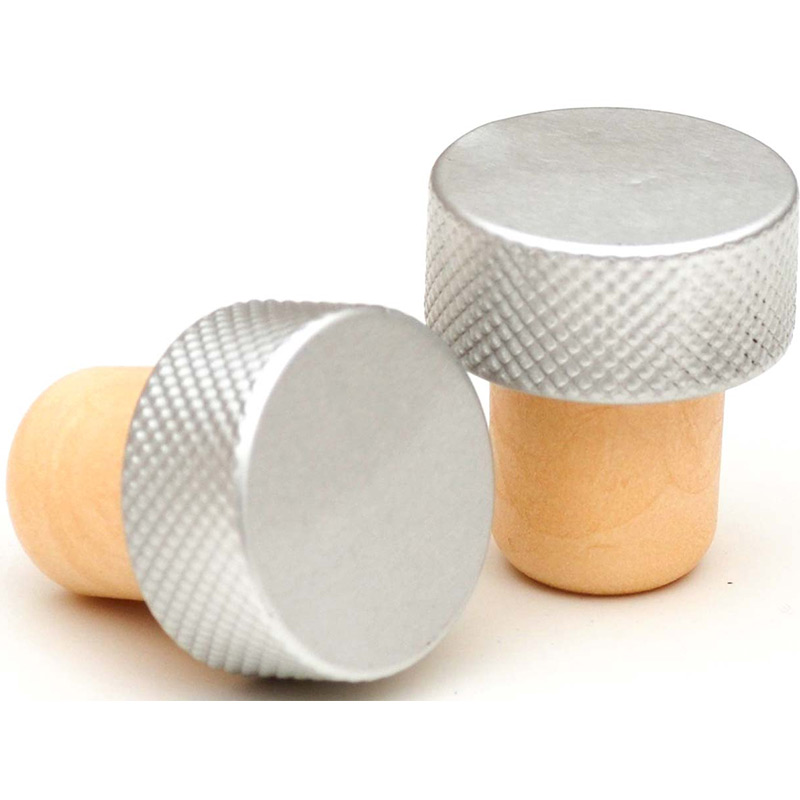 πώμα αλουμινίου επικαλυμμένο με πώμα από φελλό