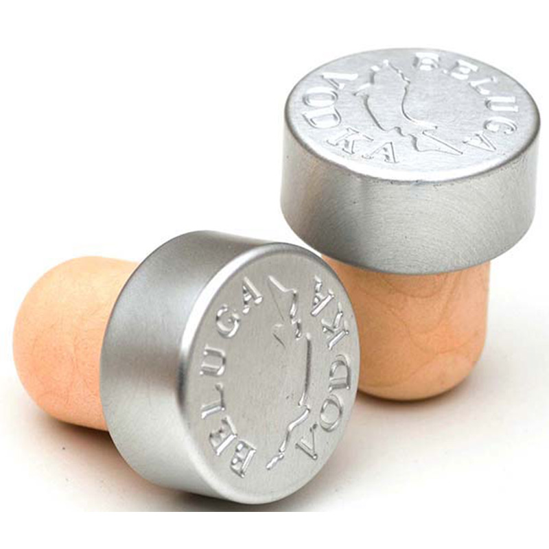 πώμα αλουμινίου επικαλυμμένο με πώμα φελλού