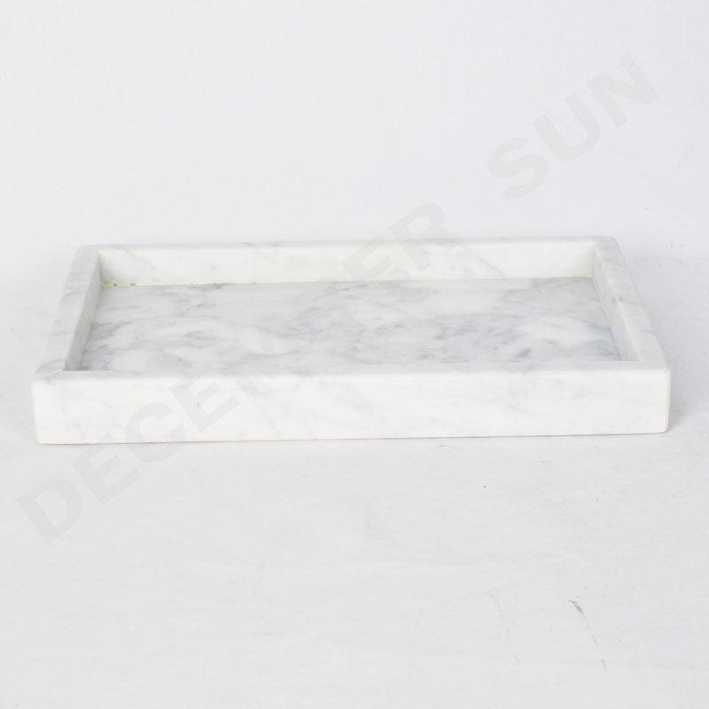 Χειροποίητο σετ λευκού μαρμάρου που σερβίρει