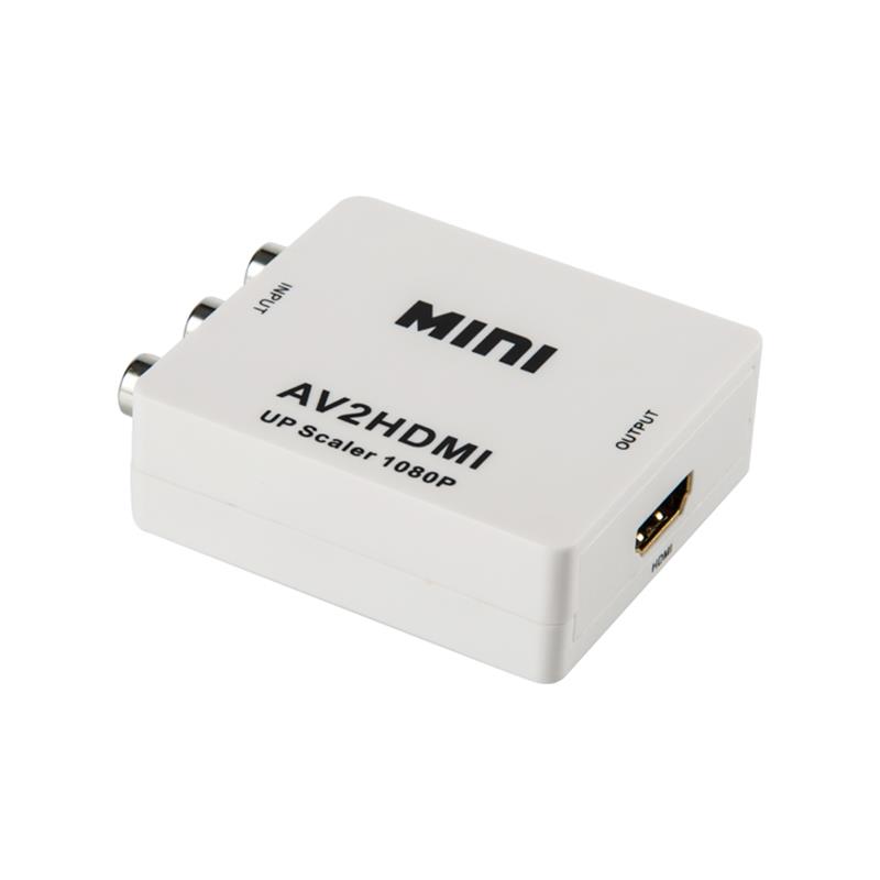 Μετατροπέας Mini Size AV/RCA/CVBS σε Μετατροπέα HDMI 720p/1080p