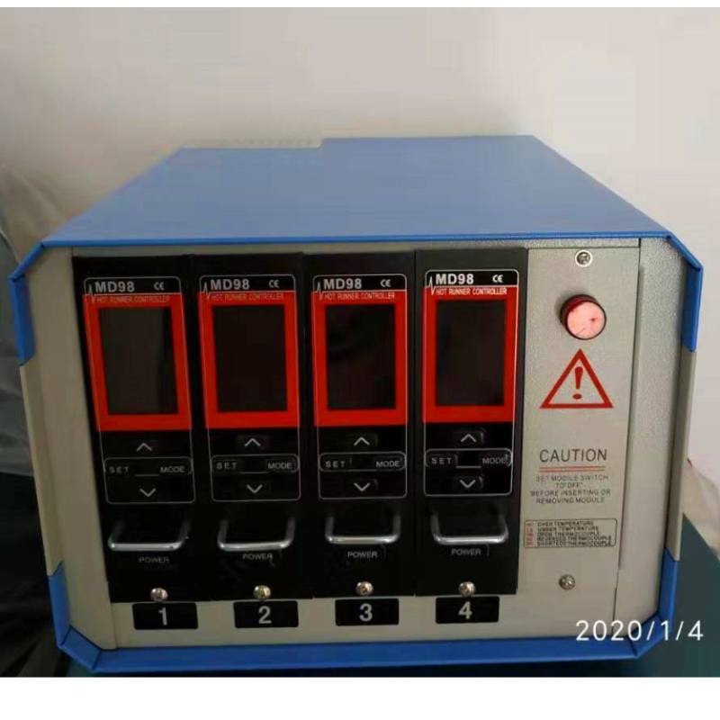 4 σύνολα κυανού κιβωτίων ελέγχου θερμοκρασίας διαύλου