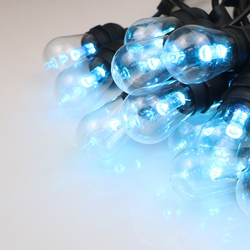 Εξωτερική λάμπα κορδόνι ζεστό λευκό χρώμα για να επιλέξετε χριστουγεννιάτικη διακόσμηση φως σειρά