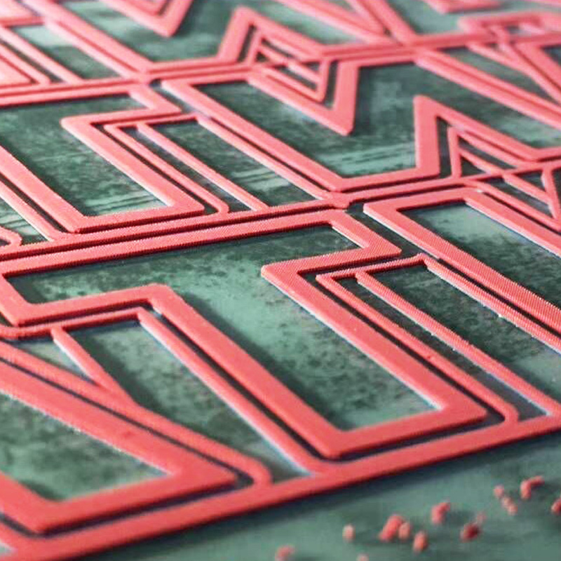 Σήμανση θερμικής μεταφοράς παχιάς πινακίδας