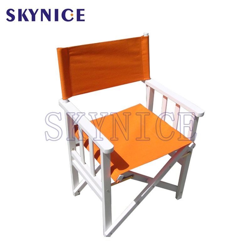 Ξύλινο πτυσσόμενο καρέκλα διευθυντών με πτυσσόμενο φορητό κάθισμα