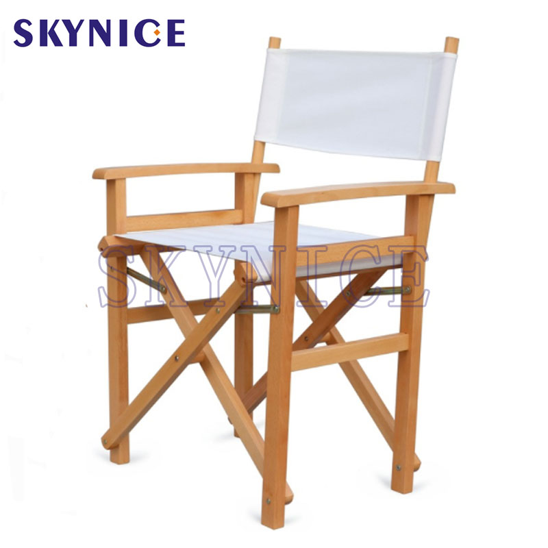 Ξύλινος πτυσσόμενος καλλιτέχνης σκηνοθέτης καρέκλα χαμηλού καθίσματος