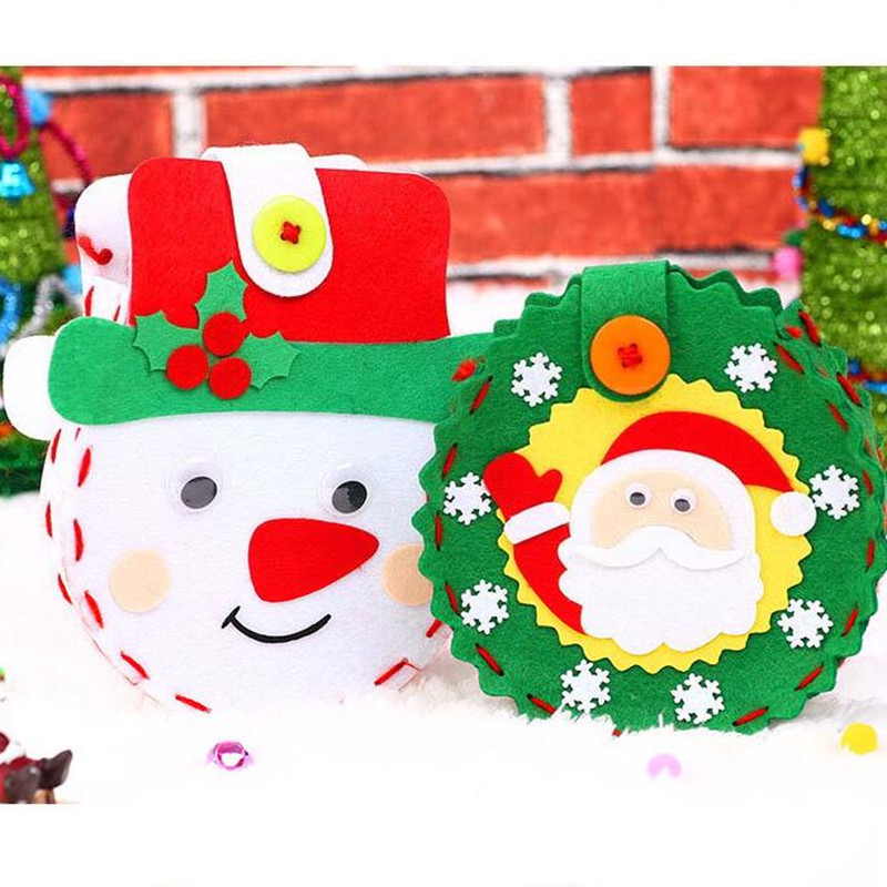 Χριστουγεννιάτικη χειροποίητη DIY τσάντα Felt