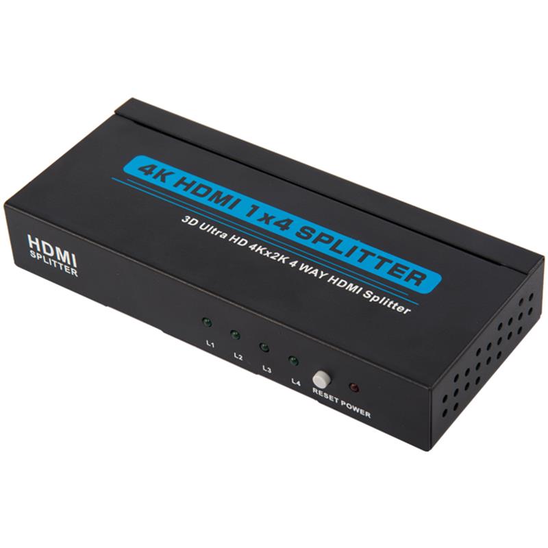 4K 4 θύρες HDMI 1x4 Υποστήριξη Splitter 3D Ultra HD 4Kx2K \/ 30Hz