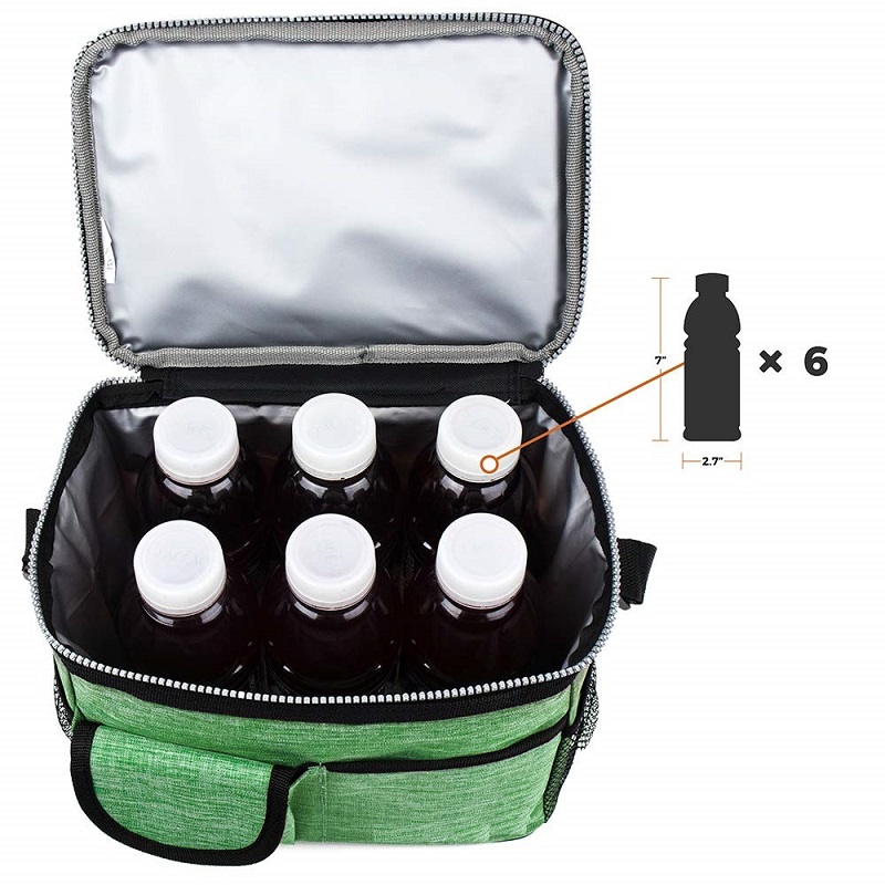 SGC27 Χιόνι Οξφόρδη Travel Picnic Φορητό πολυεστέρα τσάντα Cooler Θερμική μόνωση ώμου Αγορές τσάντα Wine Bottle Cooler τσάντα Χονδρική