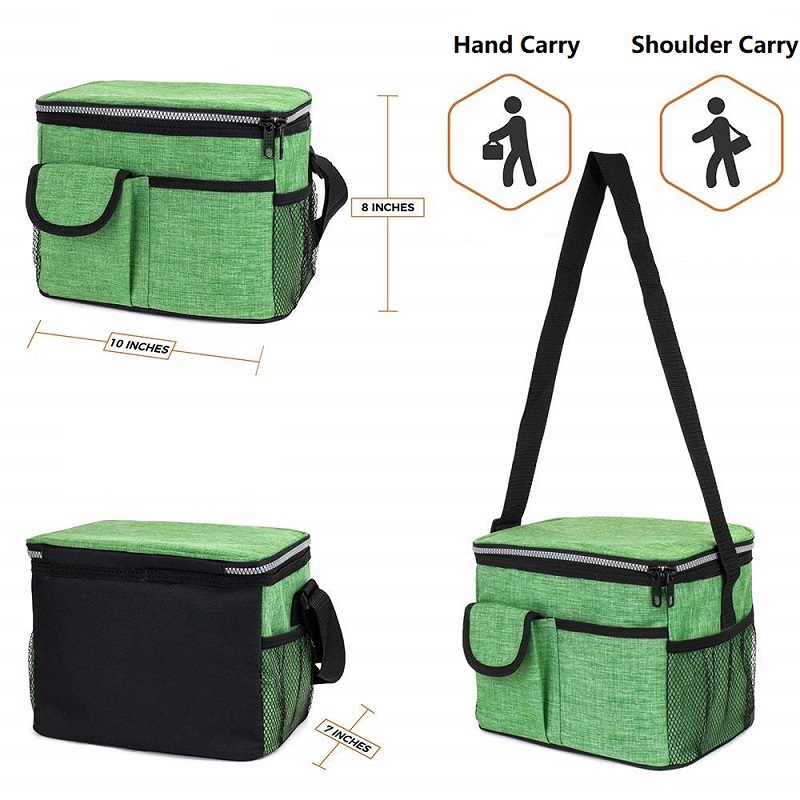 SGC27 Χιόνι Οξφόρδη Travel Picnic Φορητό πολυεστέρα τσάντα Cooler Θερμική μόνωση ώμου Αγορές τσάντα Wine Bottle Cooler τσάντα Χονδρική