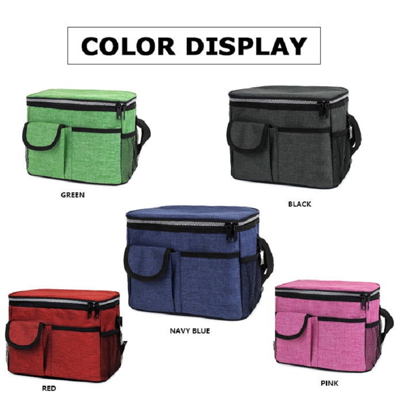 SGC27 Χιόνι Οξφόρδη Travel Picnic Φορητό πολυεστέρα τσάντα Cooler Θερμική μόνωση ώμου Αγορές τσάντα Wine Bottle Cooler τσάντα Χονδρική