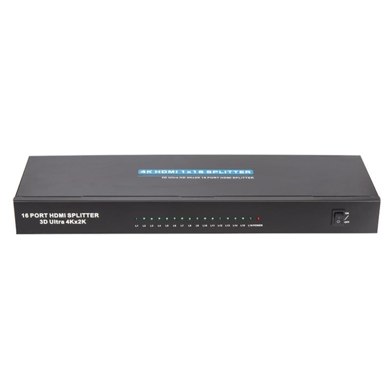 4K 16 θύρες HDMI 1x16 Splitter Υποστήριξη 3D Ultra HD 4Kx2K \/ 30Hz