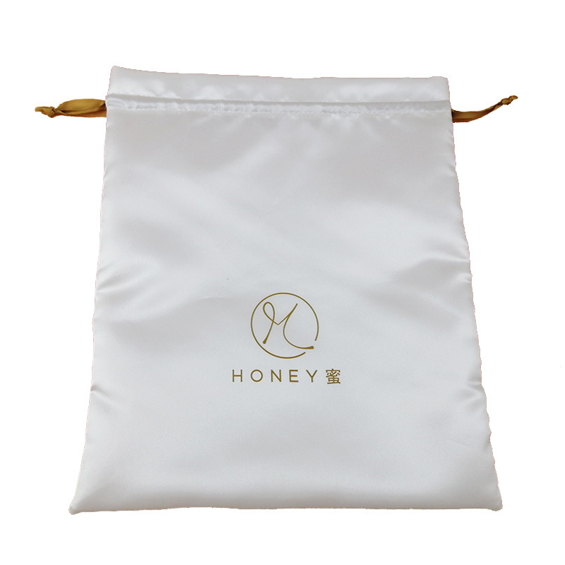 SGS43 Custom Satin Τσάντες για τη σκόνη μαλλιών Ροζ Περούκα Συσκευασία Σατινέ τσάντες δώρων χονδρικής