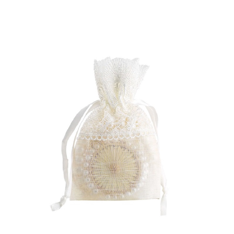 SGS55 Μίνι τσάντες δώρων γάμου Κοσμήματα συσκευασίας καραμελών Drawstring τσάντα τσάντα Sheer τσάντες Custom λογότυπο