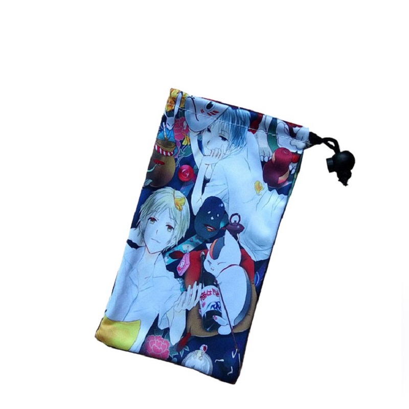 SGS60 Προσαρμοσμένο τυπωμένο μεγάλο μαύρο Drawstring βελούδο πανί παπούτσι τσάντα σκόνης για δώρα