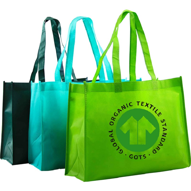 SG66 Περιβαλλοντικά φιλικές σακούλες αγορών προσαρμοσμένες για εκτύπωση τυποποιημένες σακούλες Κότον Tote