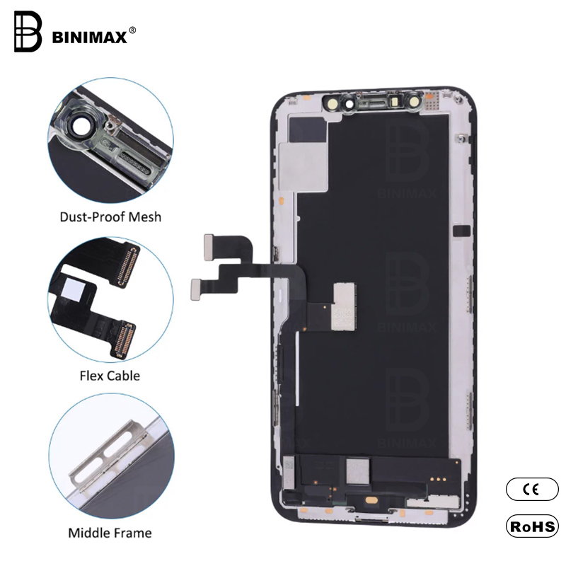 BINIMAX απόθεμα κινητό τηλέφωνο lcd για ip XS