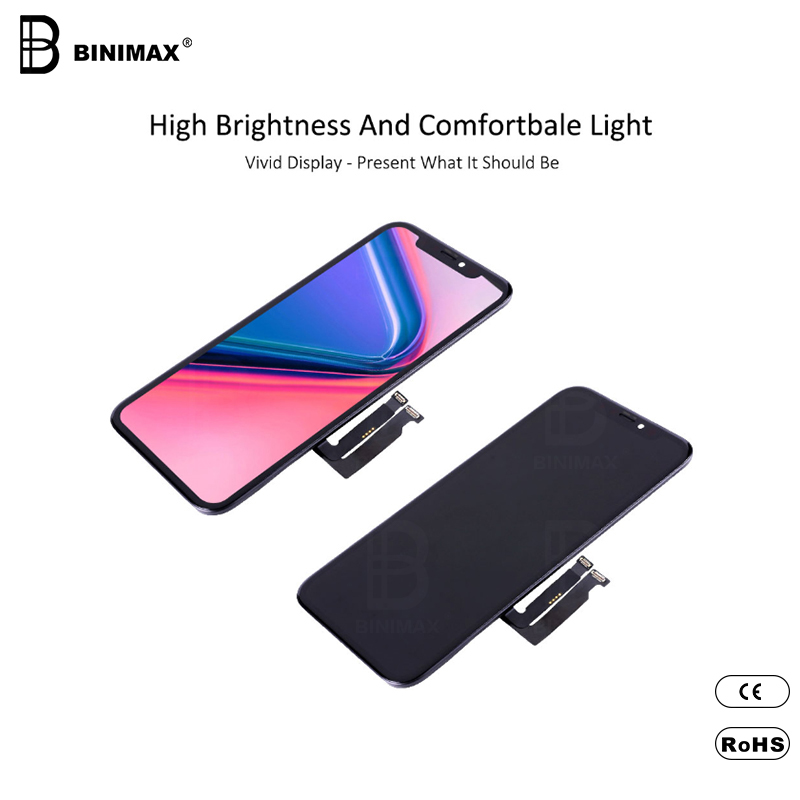 φτηνή οθόνη LCD για μοντέλα σειρών iphone, αντικαταστάσιμη από κινητό τηλέφωνο