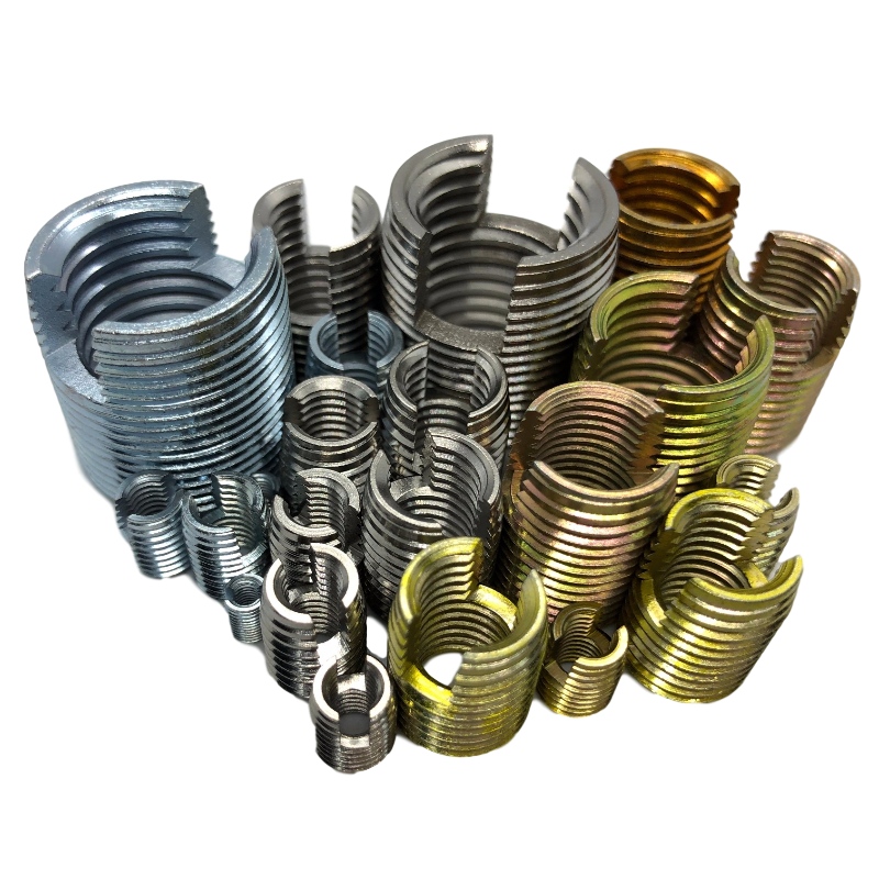 302 000 050.500 302 M5 * 0.8 * 8 * 1 * 10L αυτοκόλλητες εισαγωγές νήματος με σχισμή κοπής