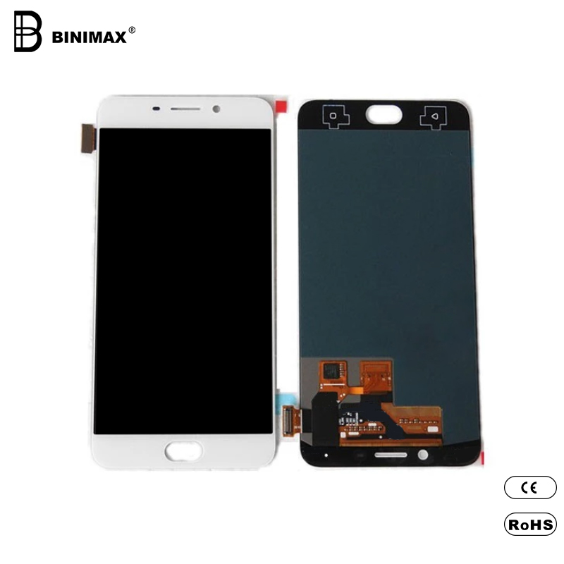 Οθόνη LCD κινητών τηλεφώνων Συναρμολόγηση οθόνης BINIMAX για κινητό τηλέφωνο op9 R9
