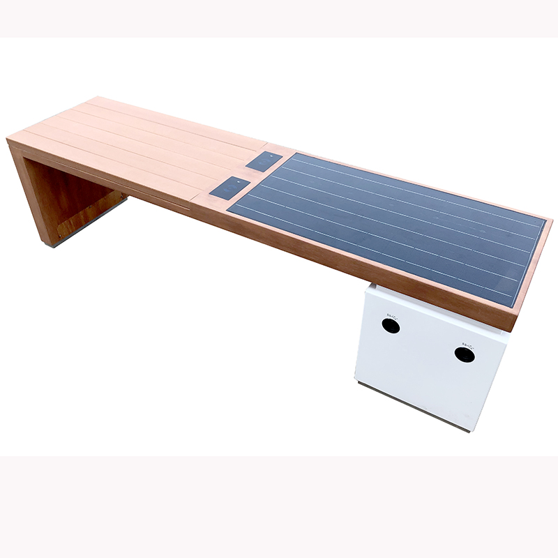 Ηλιακό Powered phone Charging WiFi Access Outdoor Furniture Smart Bench