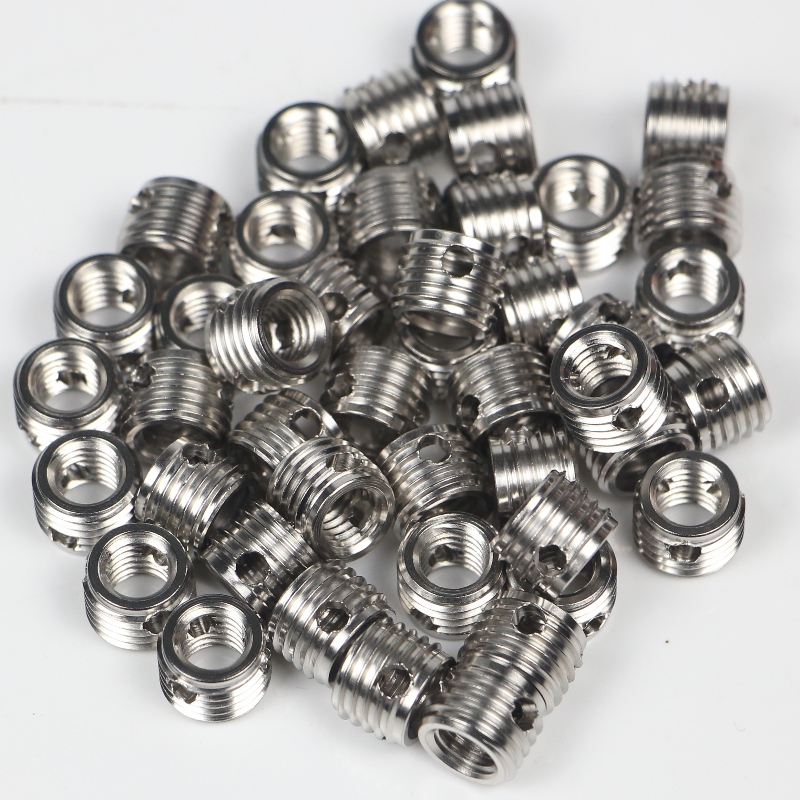 308 000 080.500 308 M8 * 1.25 * 12 * 1.5 * 14L αυτοκόλλητα ένθετα με 3 οπές χωρίς φτερά 500K αποθέματος