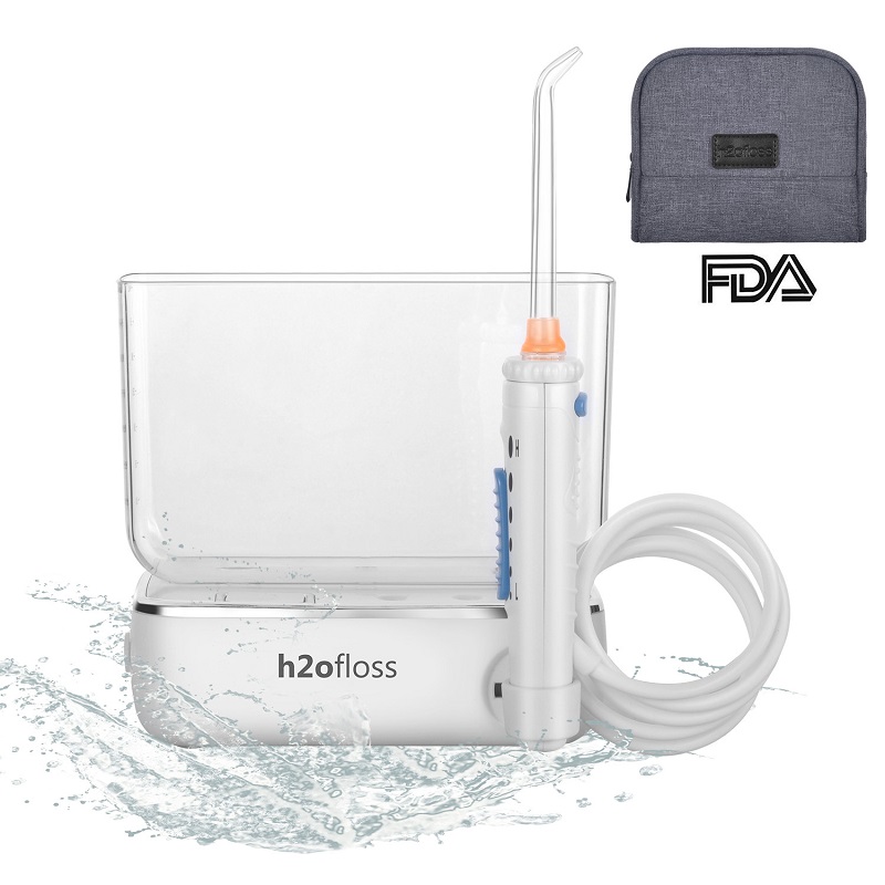 H2ofloss Drive 174· Travel Water Dental Flosser Recregable και Cordless Oral Irrigator for Teeth Cleaning With 400ml Water Reservoir(HF-3)