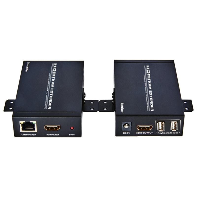 HDMI KVM Extender 60m πάνω από ενιαίο cat5e \/ 6 Υποστήριξη Full HD 1080P