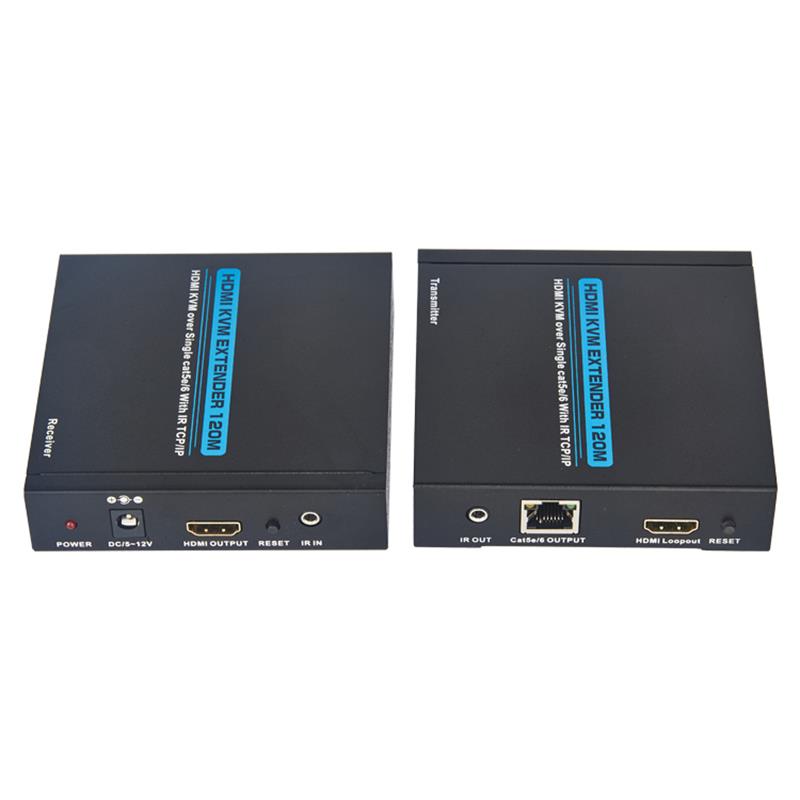 HDMI KVM Extender 100m πάνω από ενιαίο cat5e \/ 6 Υποστήριξη Full HD 1080P TCP \/ IP