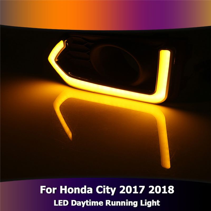 Φως ημέρας για την Honda City 2017~2017~2018,Foglop για την Honda City 2017~2018 DRL