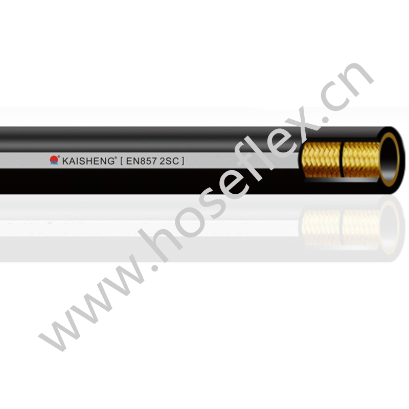 EN857 2SC Υδραυλικός σωλήνας Ελαστικός σωλήνας υψηλής πίεσης που εφαρμόζεται στη θεριστική μηχανή