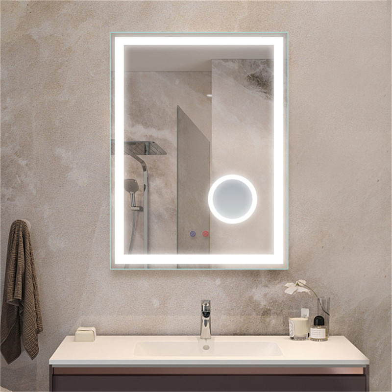 Κάτοπτρο καλλωπισμού καθρέφτη μπάνιου οικιακής διακόσμησης με καθρέφτες αποκωδικοποίησης με 5X μεγεθυντικό καθρέφτη