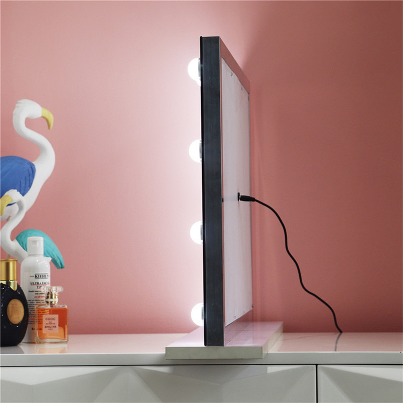 Καθρέφτης κρεβατοκάμαρας Lighted Standing LED Cosmetic Mirror Dimbable Bubbs Makeup Vanity Hollywood Mirror