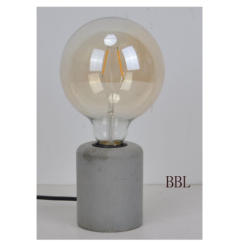 Επιτραπέζιο φωτιστικό με μικρή βάση σκυροδέματος