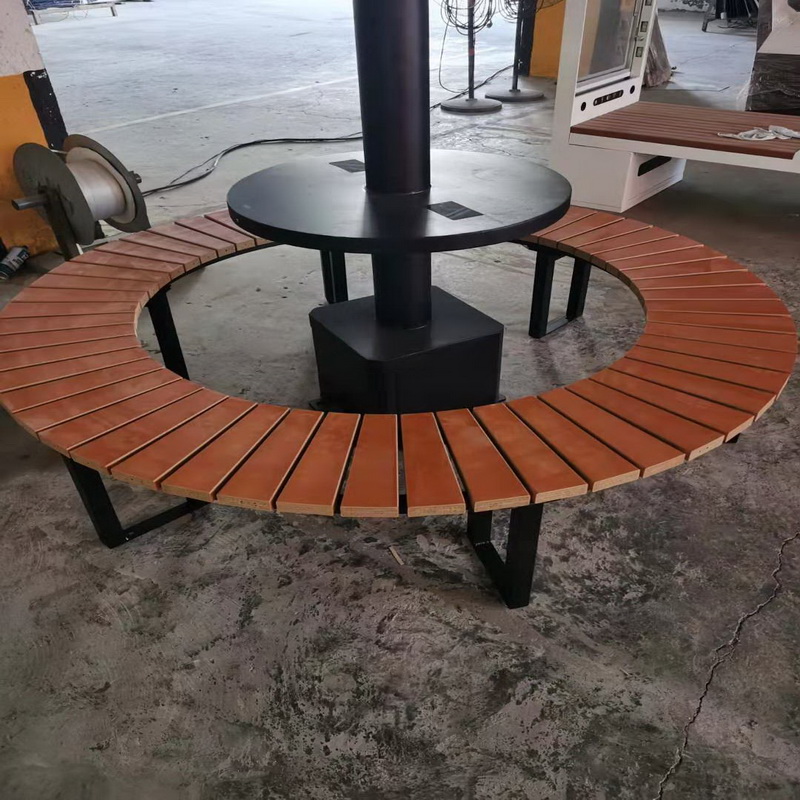 Σταθμός φόρτισης κινητού τηλεφώνου Χρησιμοποιήστε προσαρμοσμένα χρώματα Αστικά άνετα καθίσματα