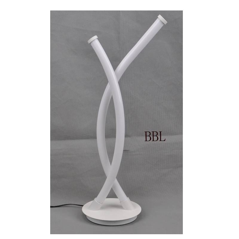 LED επιτραπέζιο φωτιστικό με ακρυλικό σωλήνα Χ και χωρίς σκιά