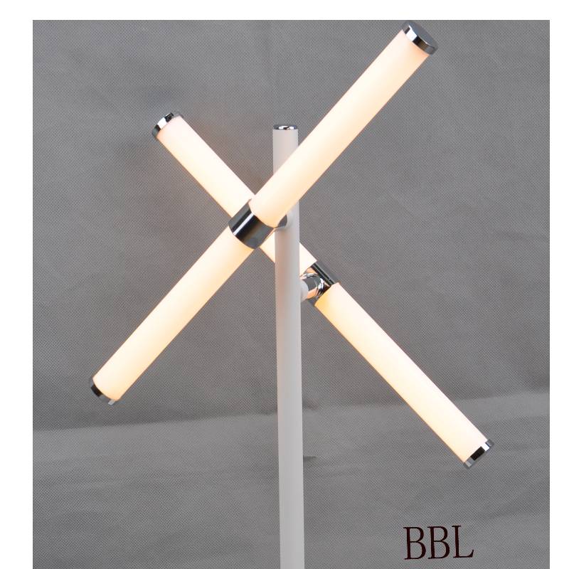 LED επιτραπέζια λάμπα με περιστρεφόμενο ακρυλικό σωλήνα 2τμ, χωρίς σκιά