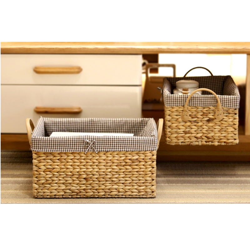 Εσωτερική διακόσμηση ορθογώνιο καλάθι αποθήκευσης