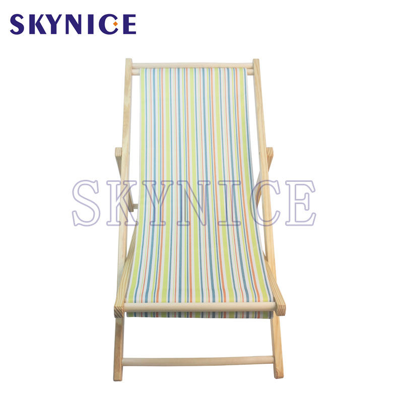 Πτυσσόμενη ξύλινη παραλία Sling Chair Chair