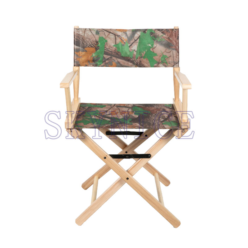 Πλαίσιο στήριξης βραχίονα φορητής καρέκλας Προσαρμοσμένο πτυσσόμενο ξύλινο σκηνοθέτη