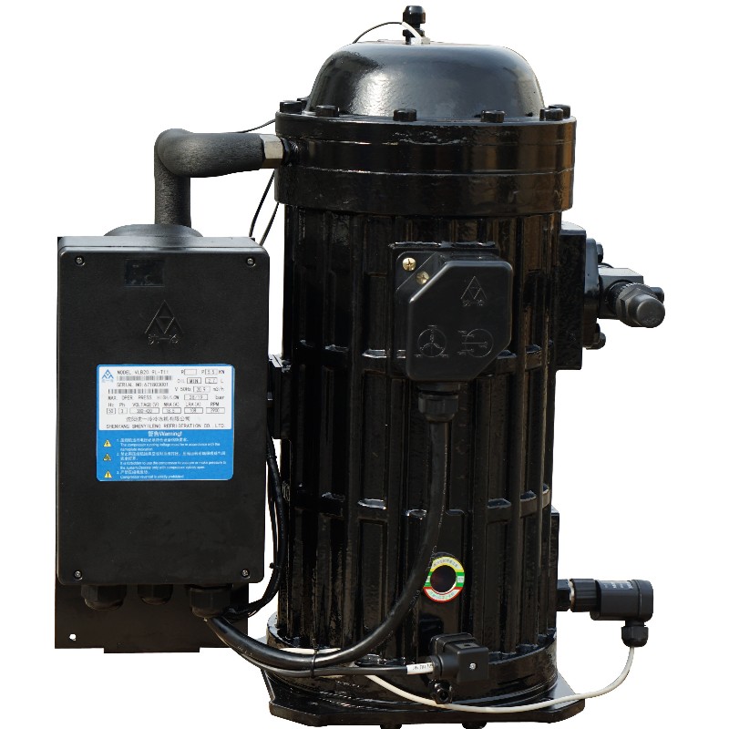 ΣΕΙΡΑ VLB ΣΕΙΡΑΣ ΧΑΜΗΛΗΣ ΘΕΡΜΟΚΡΑΣΙΑΣ SEMI-HERMETIC SCROLL COMPRESSOR (VLB Τ11-ΕΝΙΣΧΥΜΕΝΗ ΕΙΣΑΓΩΓΗ ΑΤΜΟΥ)