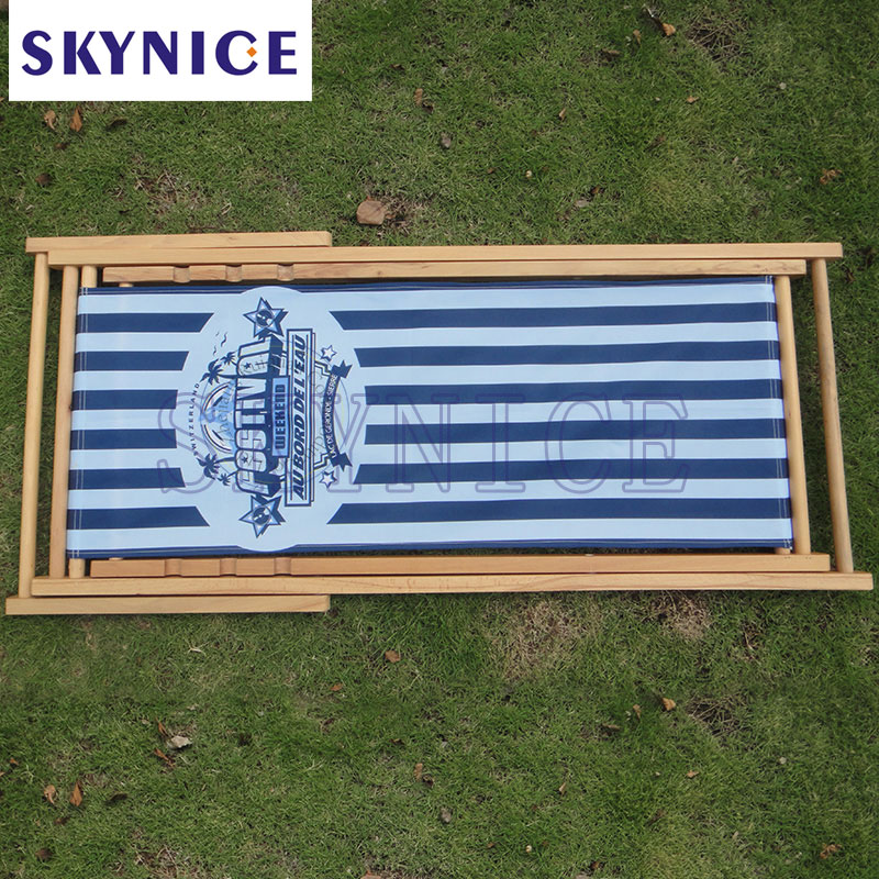 Προσαρμοσμένη προσαρμοσμένη ξύλινη πτυσσόμενη ράβδωση της παραλίας