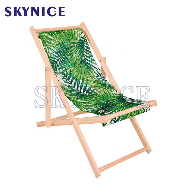 weather condition Fabric Wooden Folding Beach Char