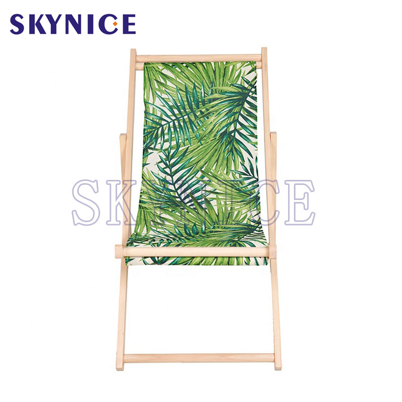 weather condition Fabric Wooden Folding Beach Char