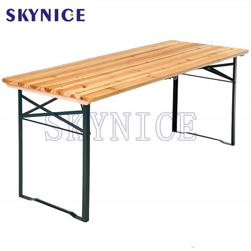 Ξύλινο πτυσσόμενο Pinic Table with Benches