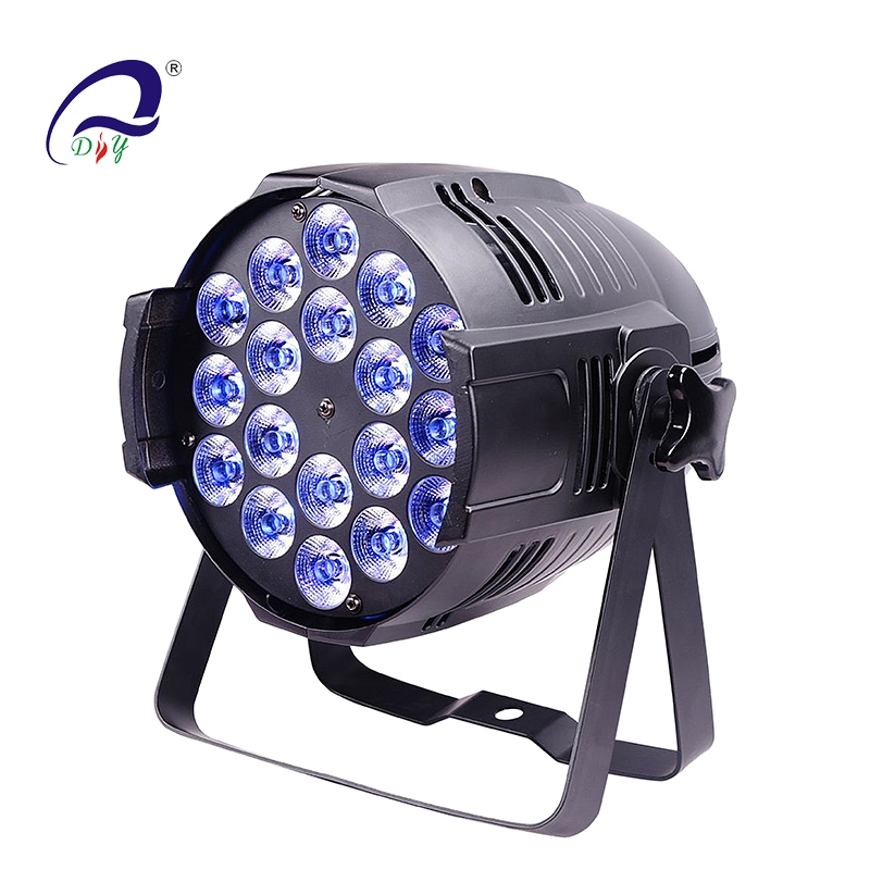 PL43 18pcs*5in1 RGBWA LED Aluminum Par Μπορεί να DJ Light