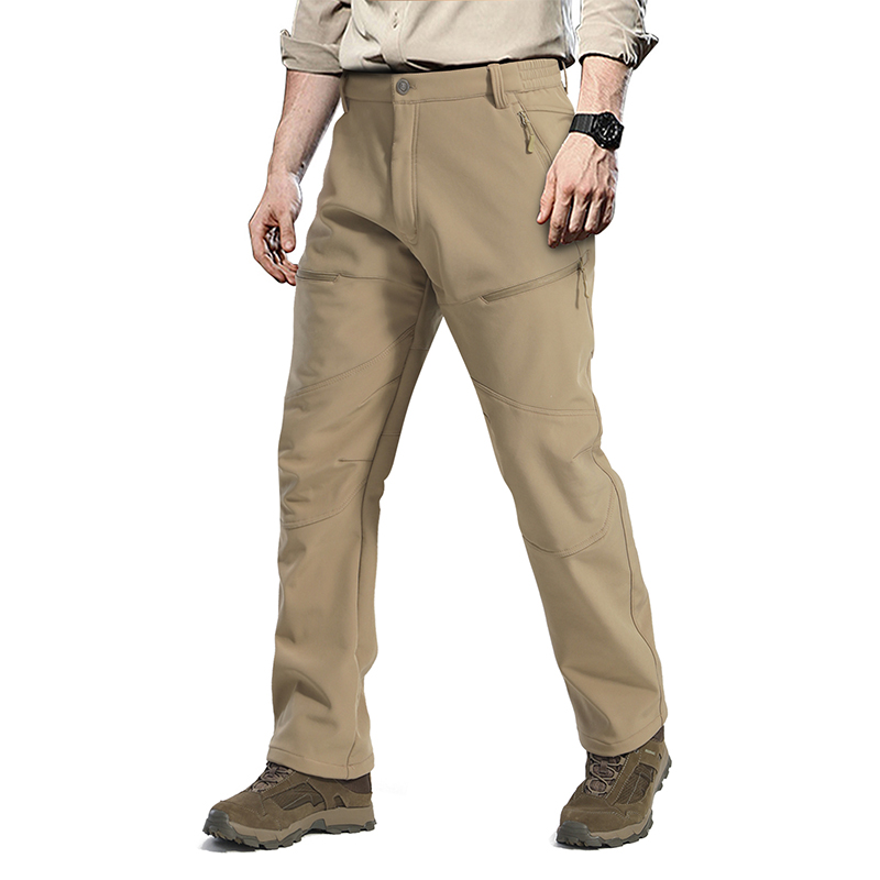 Χονδρικό εμπόριο (filting) Fleece Outdoor Softshall Pants Trousers with Zipper Pocket, Trekking Pants, Garment Manufaceter