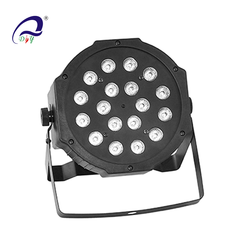 PL60 18pcs*1W RGB LED Slim Par Light για το στάδιο